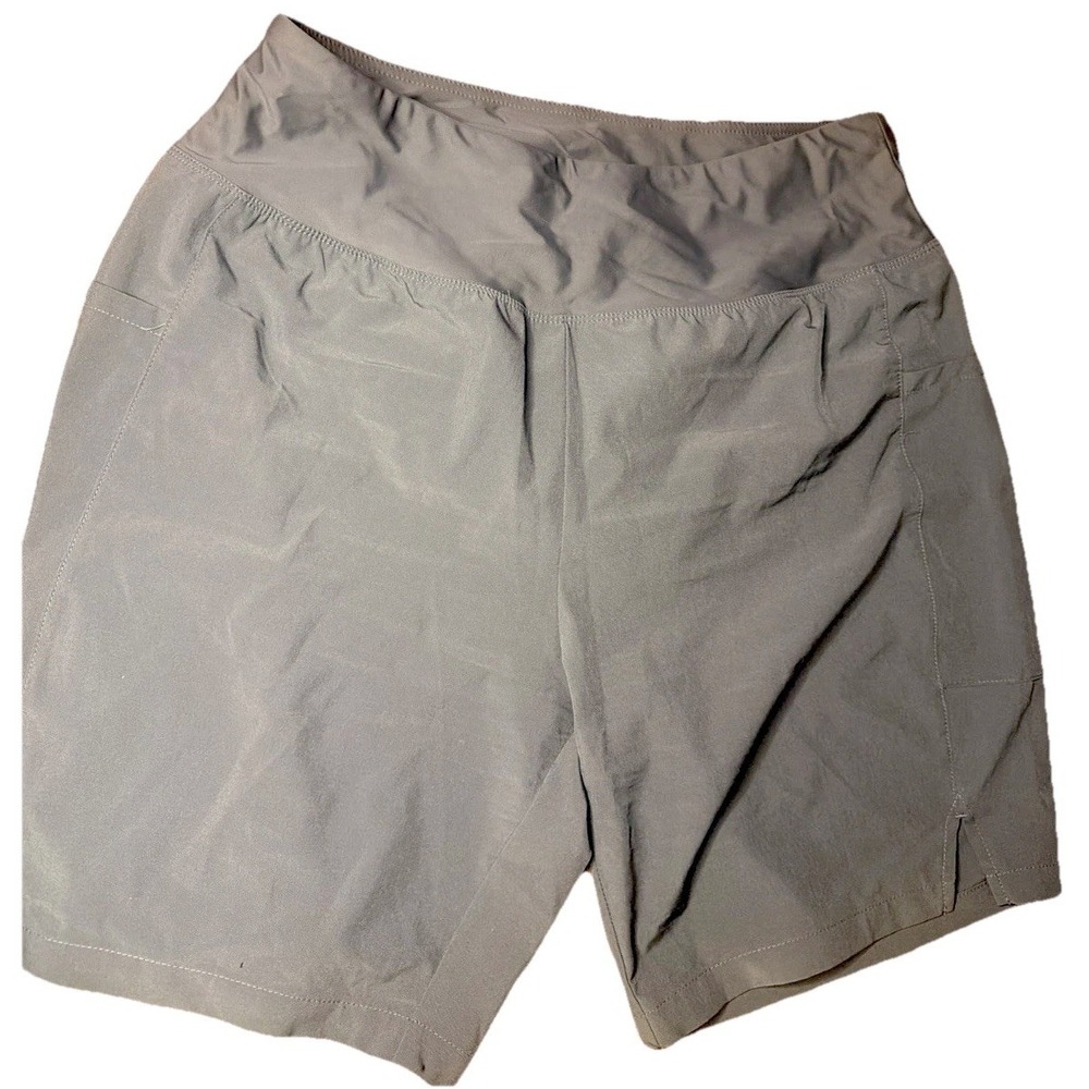 Baleaf Grey Women's Running Shorts Size Large Athletic Waist 34 Inches